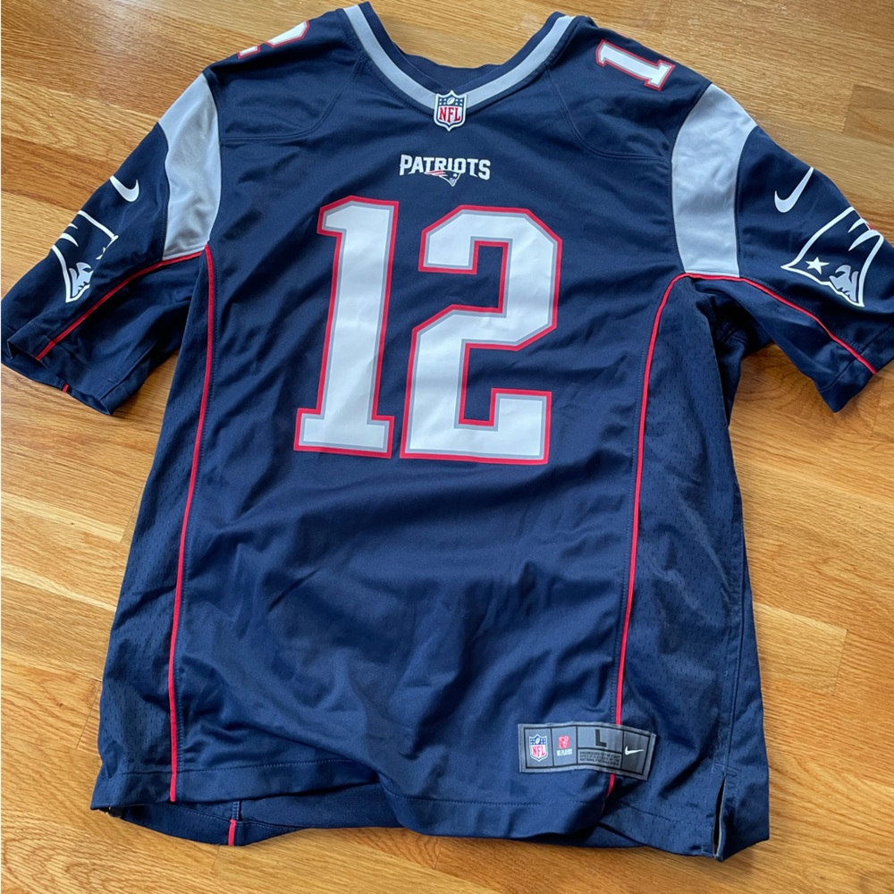 Authentic Tom Brady Patriots Jersey Size Large